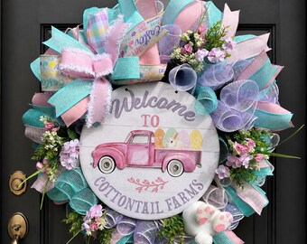Easter Wreath, Door Decor, Spring Wreath, Holiday Wreath