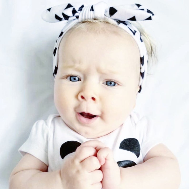 Adjustable Headband Baby Headband Toddler Girl Buffalo Plaid Headwrap Baby Girl Shower Gift Baby Girl Infant Headband Top Knot