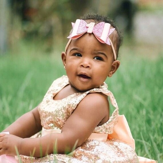 1st birthday hair clip