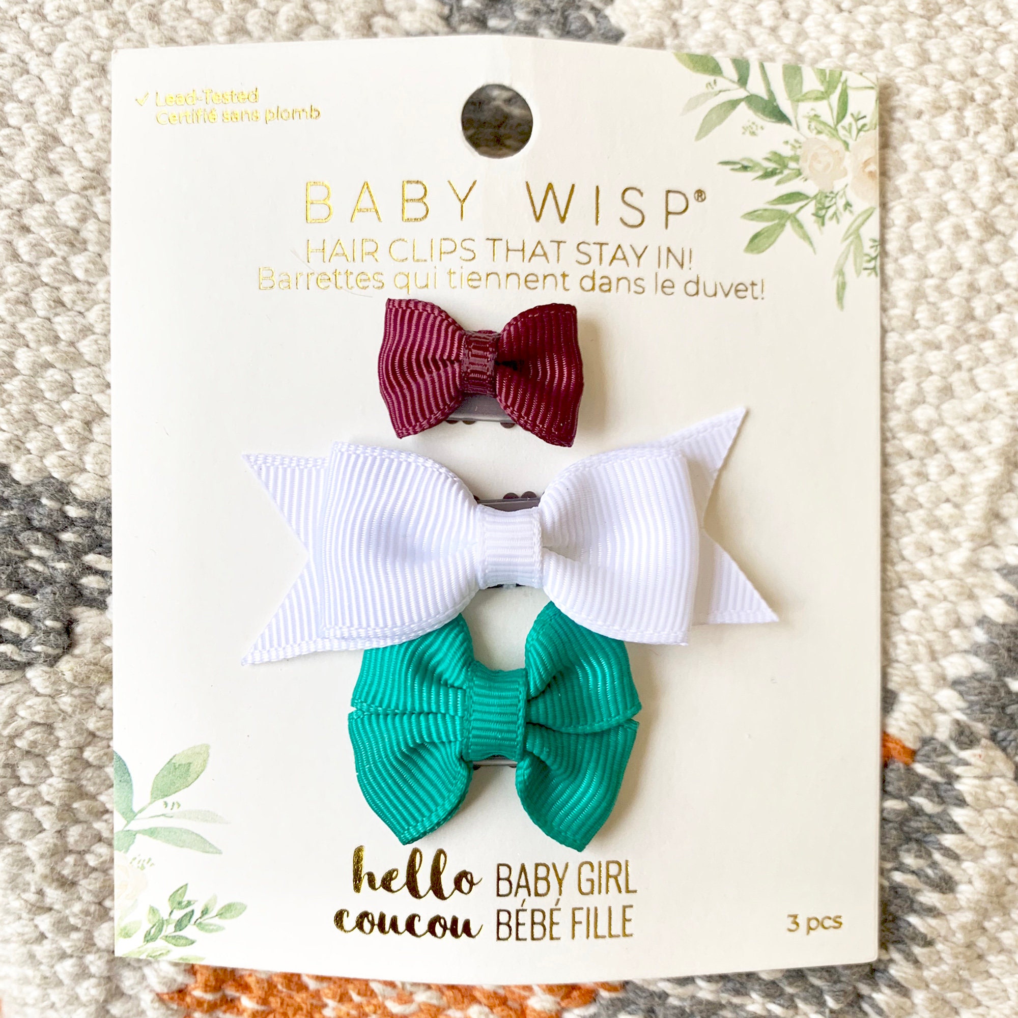 mini latch hair clip