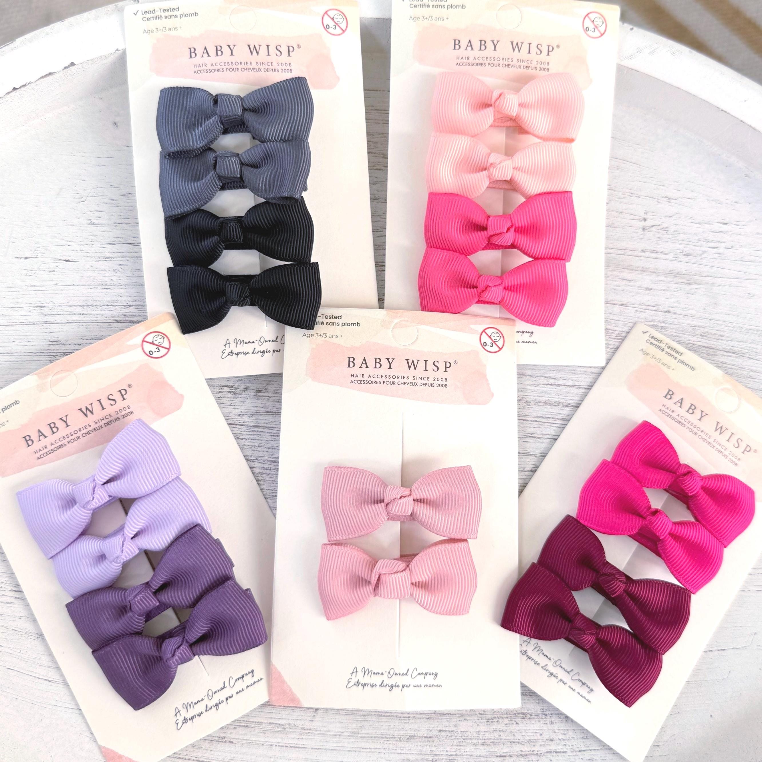 Buy 18 Baby Wisp® Pigtail Hair Clips, Toddler Hair Bows, Kids Hair