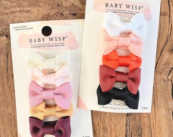 Hair Bows Mini Latch Clips 10Pcs/set Mini Small Baby Girls Kids