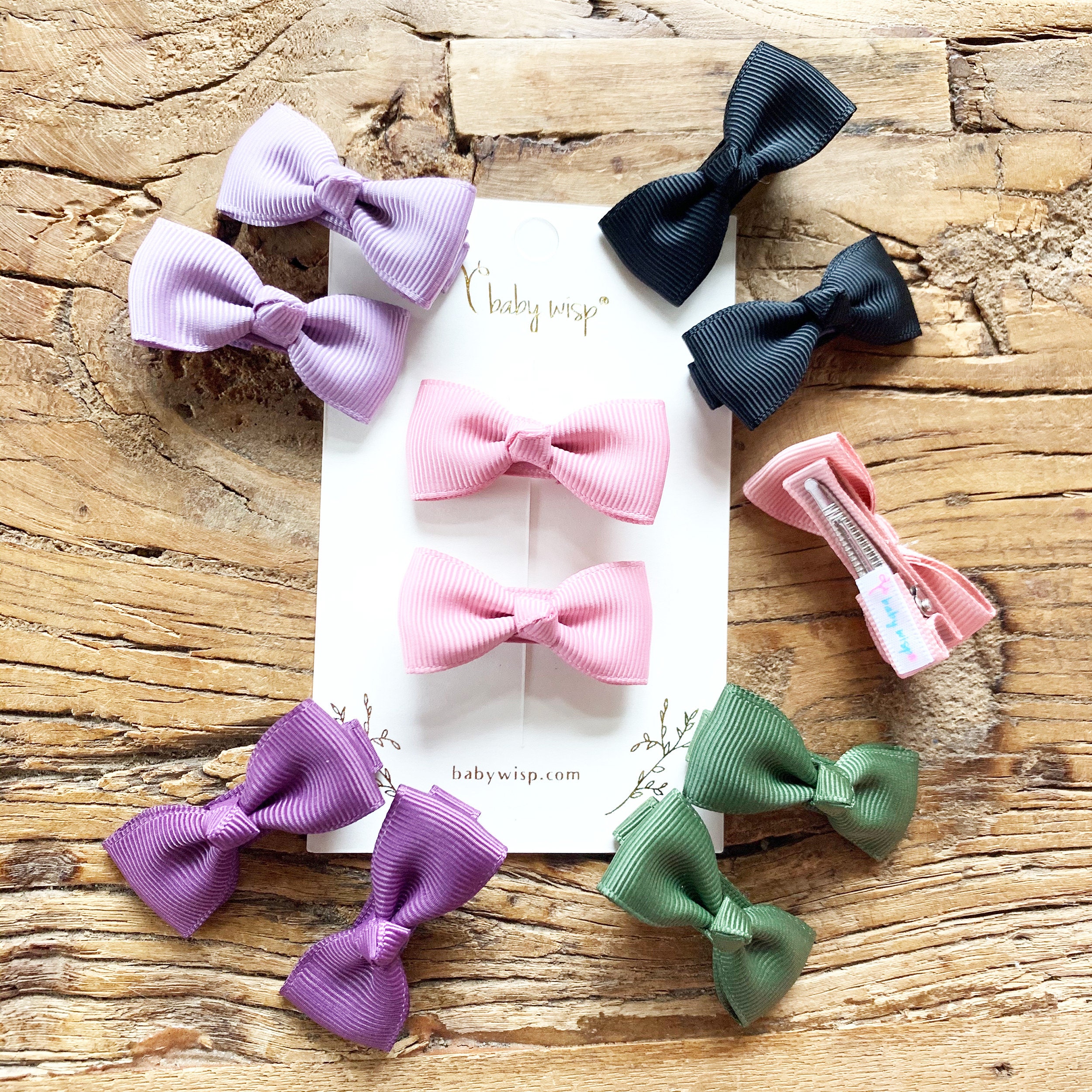 10-4/" Hair Bows Boutique Girls Baby Toddler Grosgrain Ribbon Alligatorclip