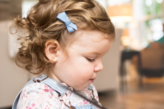 Baby Wisp Easter Hair Bows Baby Girl Toddler Snap Clip Etsy