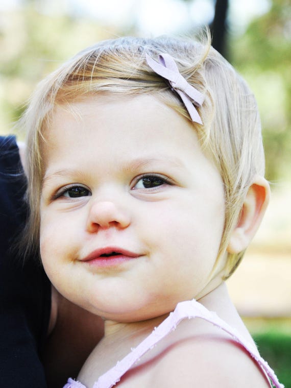 Mini moños para bebés lazo de pelo atado a mano de - Etsy España