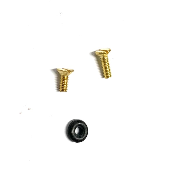 Pack of 10 brass screws for your interchangeable project - choose 10x 4mm or 10x 6mm or 5 of each