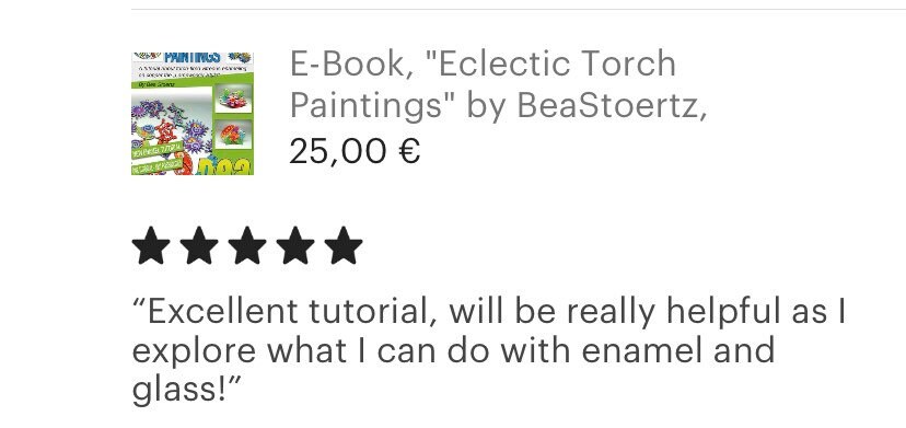 Enameling enamel tutorial E-Book Eclectic Torch Paintings by BeaStoertz Tutorial
