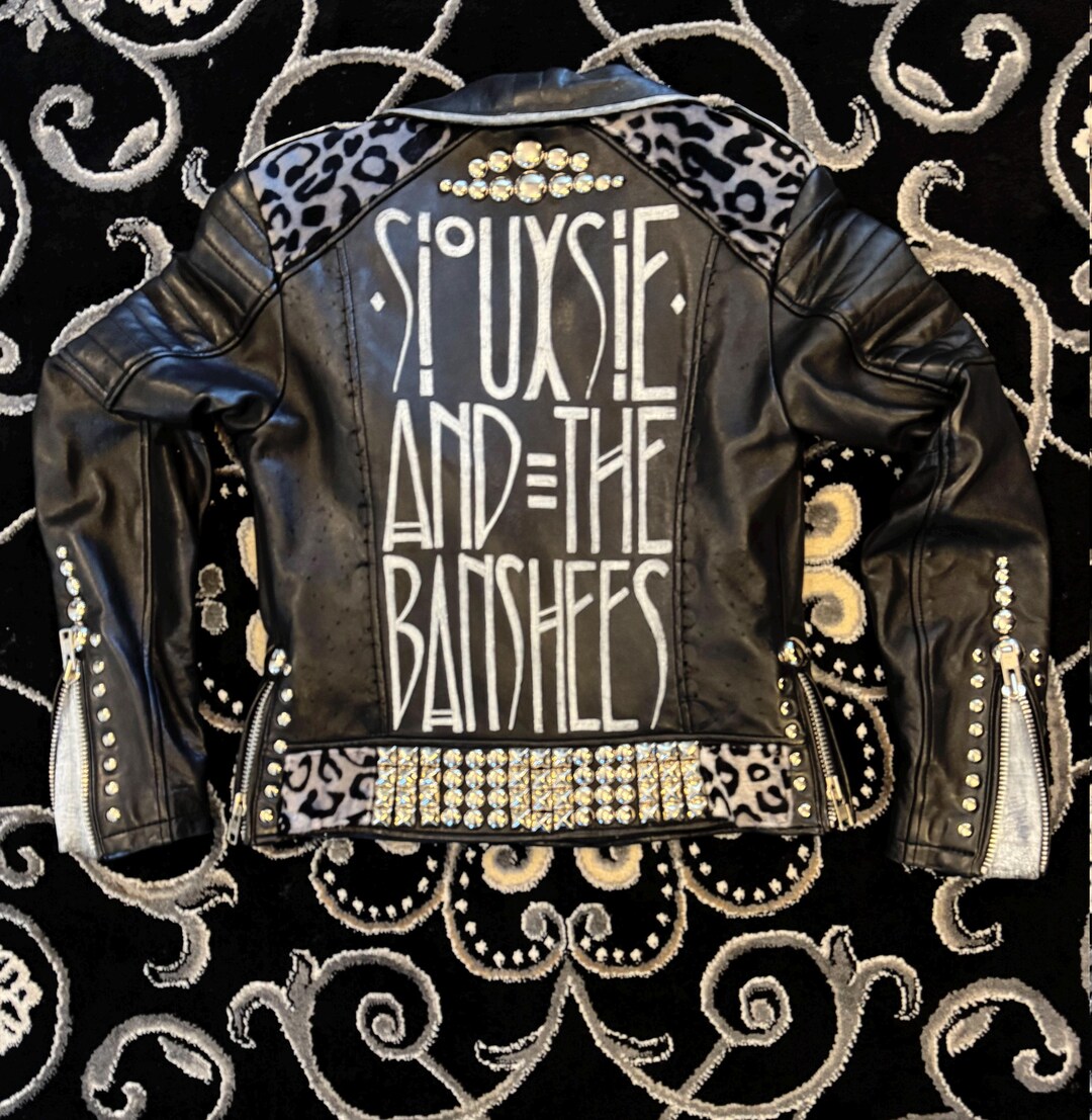 Leather Jacket, Siouxsie and the Banshees, Ladies Size Small, Punk ...