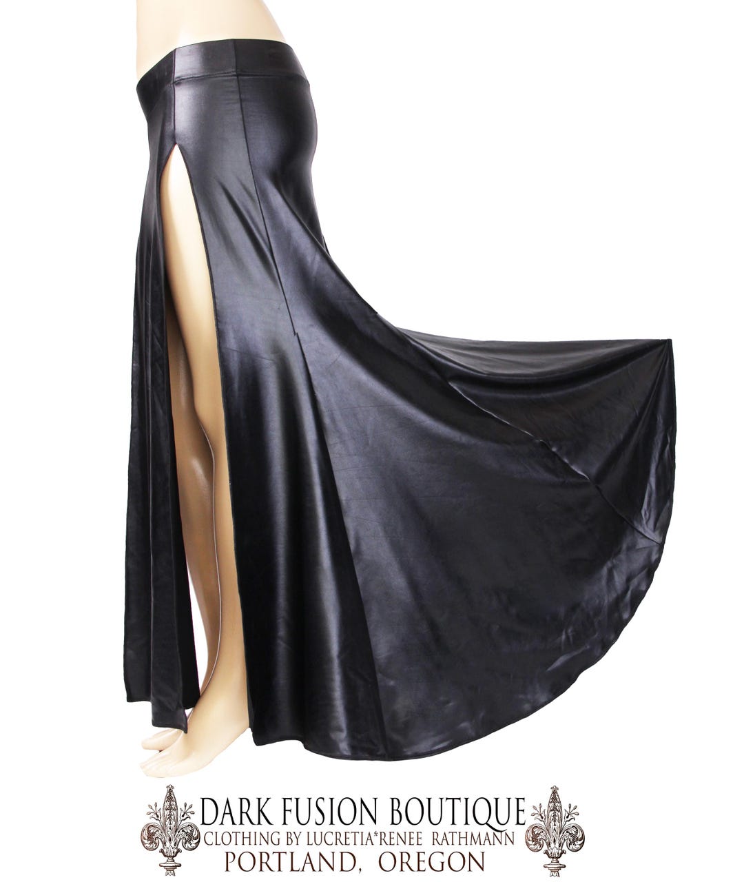 Curve Rebirth Sailor Skirt (Black)