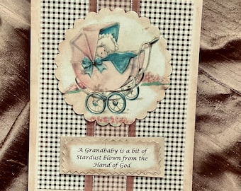 Grandbaby Is A Gift From God Congratulations Card