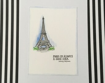 Paris Is Always A Good Idea Blank Greeting Card