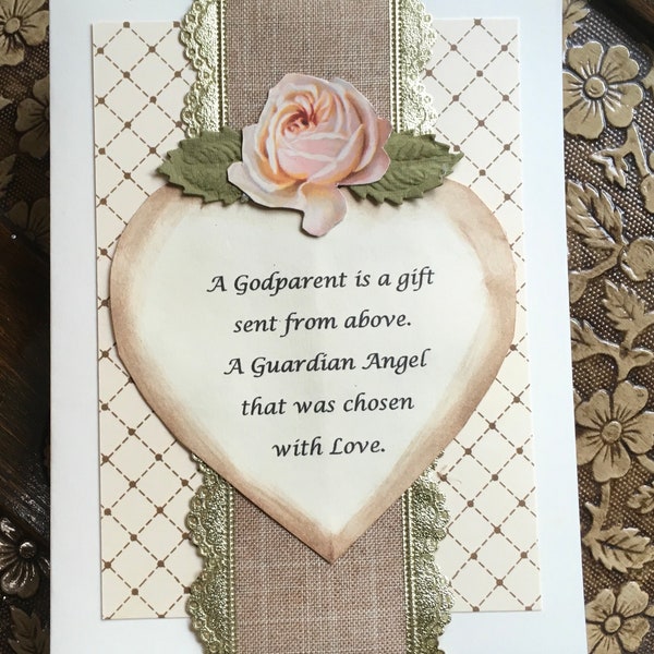 Godparents Poem Card