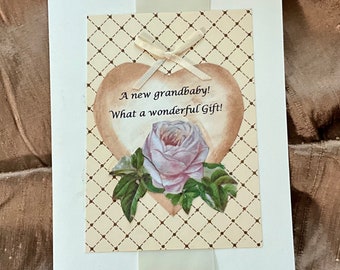 A New Grandbaby Is A Gift Congratulations Card