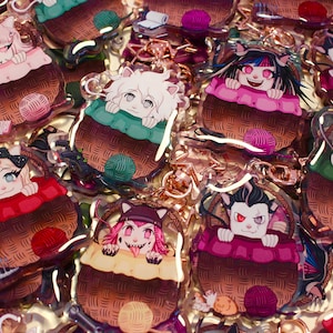 Danganronpa 2 Cat Basket Charms