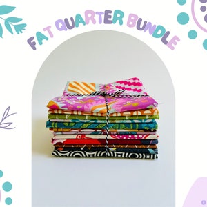 Fat Quarter Bundle (12) -  fabric from Anna Maria Horner, Erin McMorris, Heather Bailey, Amy Butler, and Kaffe Fassett