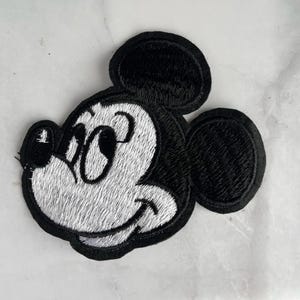 Mickey Disney Cartoon Patch 1pcs ,Patch for Applique, DIY Clothes Accessory or Crafts, Large Patch, Sew on Patch, Trendy Patch,DIY Bag Jeans
