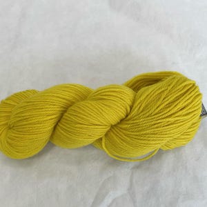 Yellow Wool Yarn, Wool, 100 gr Wool Yarn, Soft Yarn For Knitting Crochet, Yarn For Hand Knitting