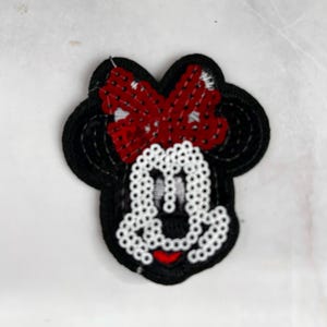Minnie  Disney Cartoon Patch 1pcs, Patch for Applique, DIY Clothes Accessory or Crafts, Large Patch, Iron on Patch, Trendy Patch,DIYBag