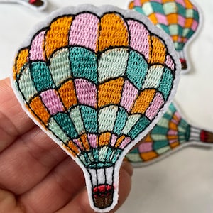 Patch, Cartoon Embroidered Balloon Patch 3 pcs, Stickers for Applique, DIY Accessory or Crafts, Iron on Patch,DIY Bag Jackets Shoes Badge