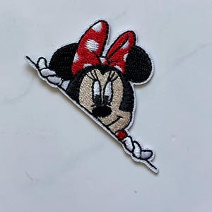 Minnie  Disney Cartoon Patch 1pcs ,Patch for Applique, DIY Clothes Accessory or Crafts, Large Patch, Iron on Patch, Trendy Patch,DIYBag