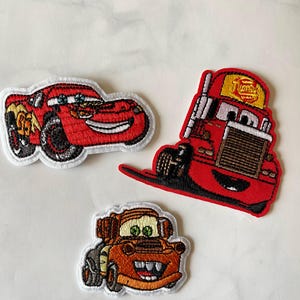 Naszywka z motywem samochodu, CarPatch 3 szt., haftowana naszywka samochodowa do aplikacji, akcesoria DIY lub rękodzieło, łatka, naszywka do prasowania, torba DIY Jeans