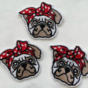 Cartoon Hund Patch 3 Stück, Hund Aufnäher für Applikation, Aufnäher, Aufnäher, Aufnäher, Aufnäher, Aufnäher, Aufnäher, Tasche, DIY Tasche