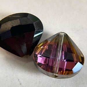5 pcs Drop Beads, Crystal Pendant, 15mm Beads Charms,Supplies for Jewelry, Pendants for DIY Necklace, Earrings, Bracelet, Jewelry Making