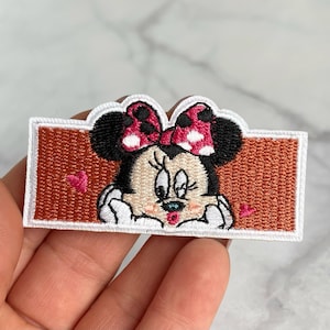 Minnie  Disney Cartoon Patch 1pcs ,Patch for Applique, DIY Clothes Accessory or Crafts, Large Patch, Iron on Patch, Trendy Patch,DIYBag
