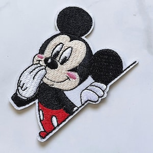 Mickey Disney Cartoon Patch 1pcs ,Patch for Applique, DIY Clothes Accessory or Crafts, Large Patch, Iron on Patch, Trendy Patch,DIYBag