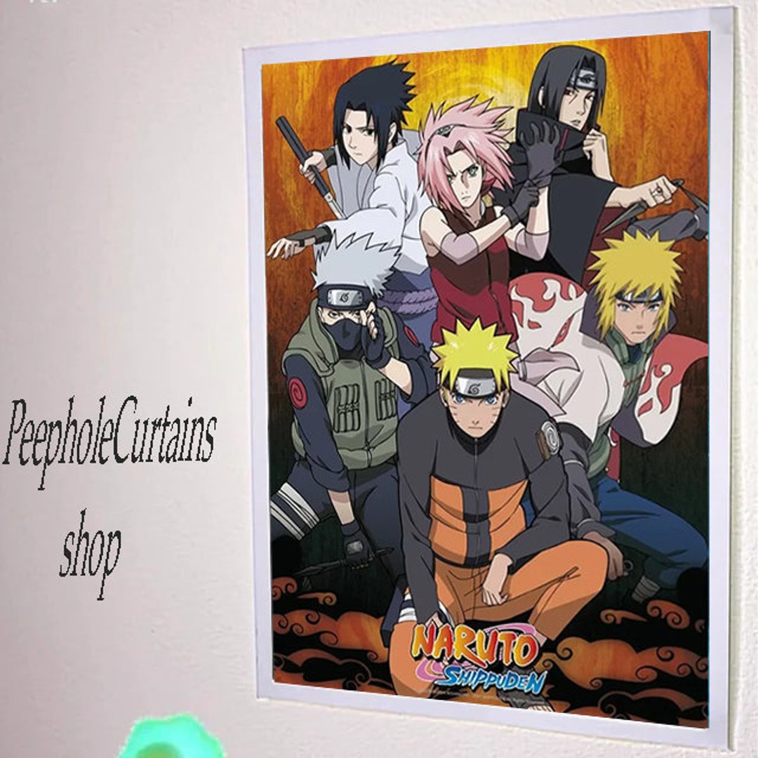 Poster Naruto Shippuden Wall Art No Frame Etsy