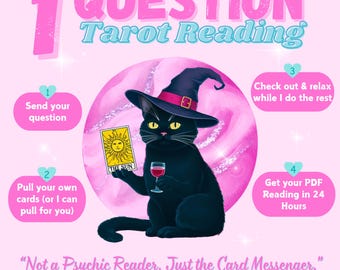 One Question Tarot Reading: Personalized Guidance (PDF)