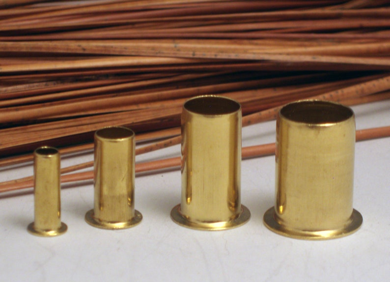 4 Brass GUIDES for Pine Needle Basket Making image 3