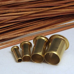 4 Brass GUIDES for Pine Needle Basket Making image 4