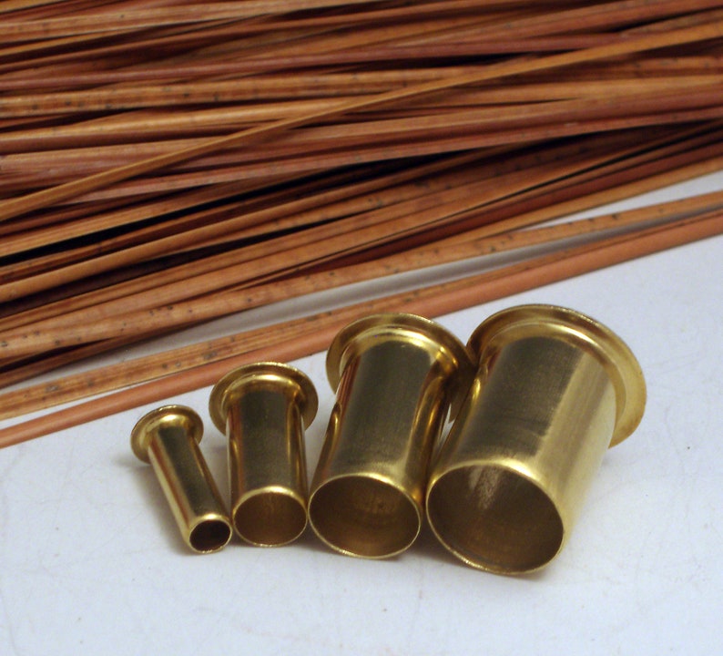 4 Brass GUIDES for Pine Needle Basket Making image 4