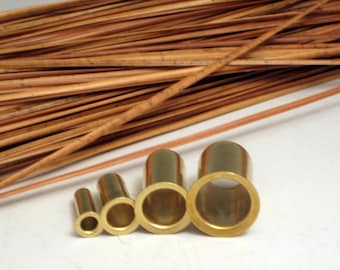 4 Brass GUIDES for Pine Needle Basket Making