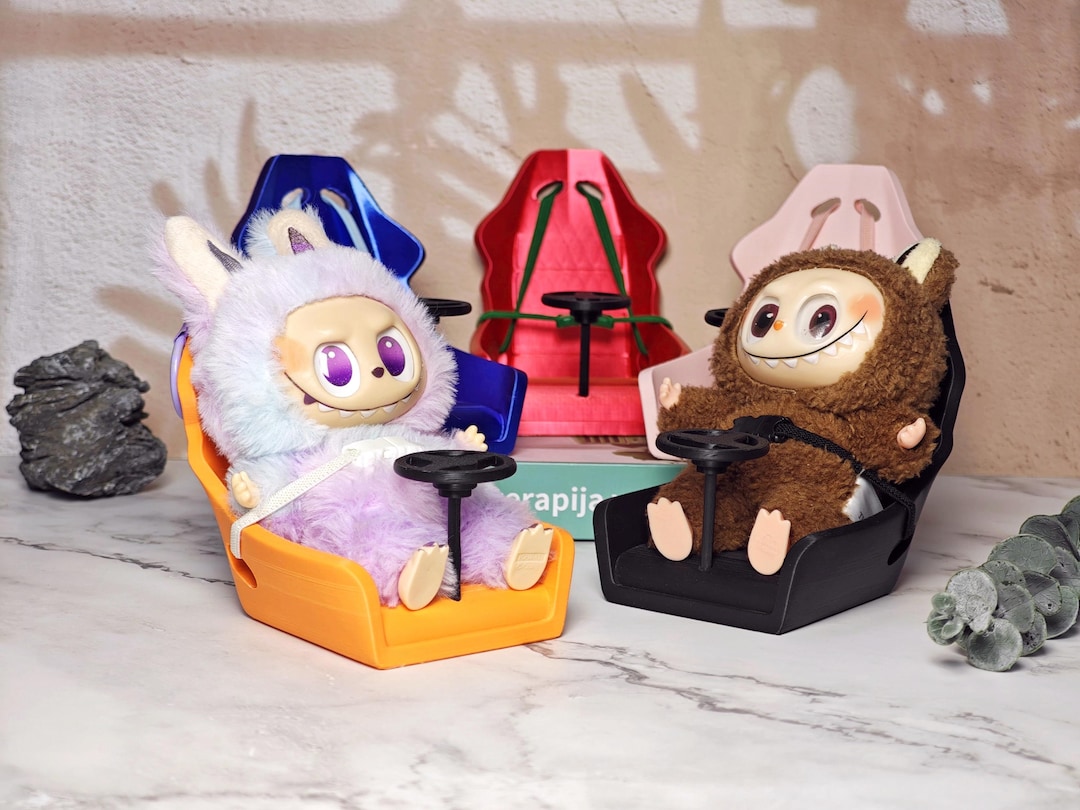 Labubu Car Seat 3D Print Car Seat, Car Decoratio Labubu