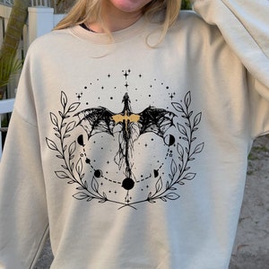 Basgiath Sweatshirt Fandom Merch Bookish Dragon Romantasy Book Bookworm Gift for Her Booktok Booknerd Read Sweater Booklover Book Loving
