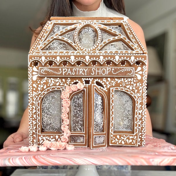 The Pastry Shop | Gingerbread House Template
