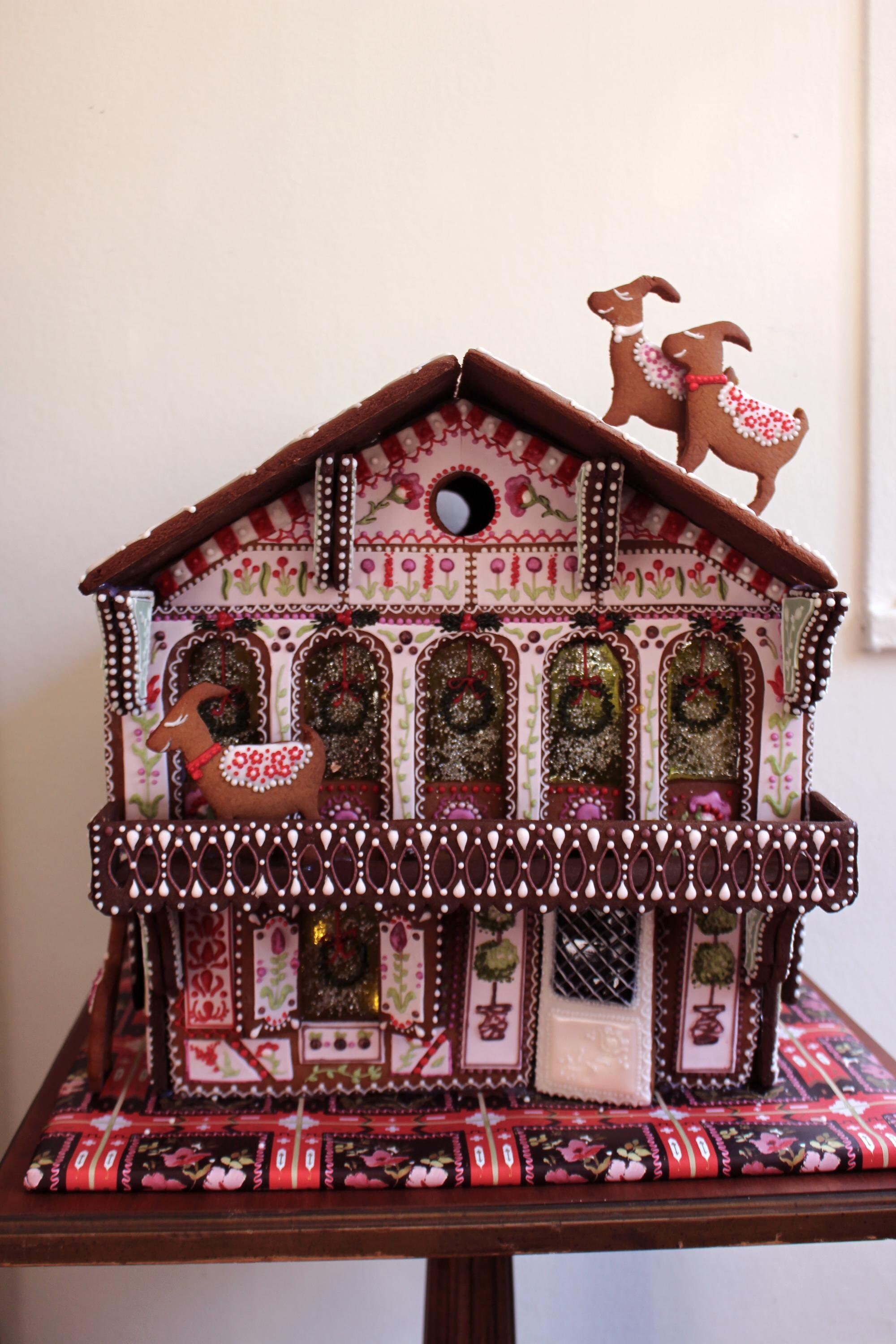 The Chalet | Gingerbread House Template - Etsy
