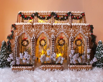 Two-story Gingerbread House Template - Etsy