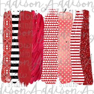 Valentine 2 Brush Stroke Sublimation Digital Design Template Instant Download Printable