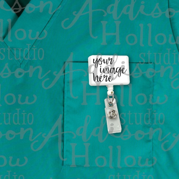 Badge Reel Mockup Etsy