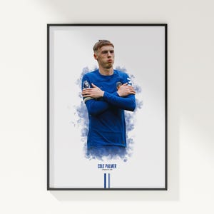 Cole Palmer Chelsea FC Poster: Premier League Football Wall Art