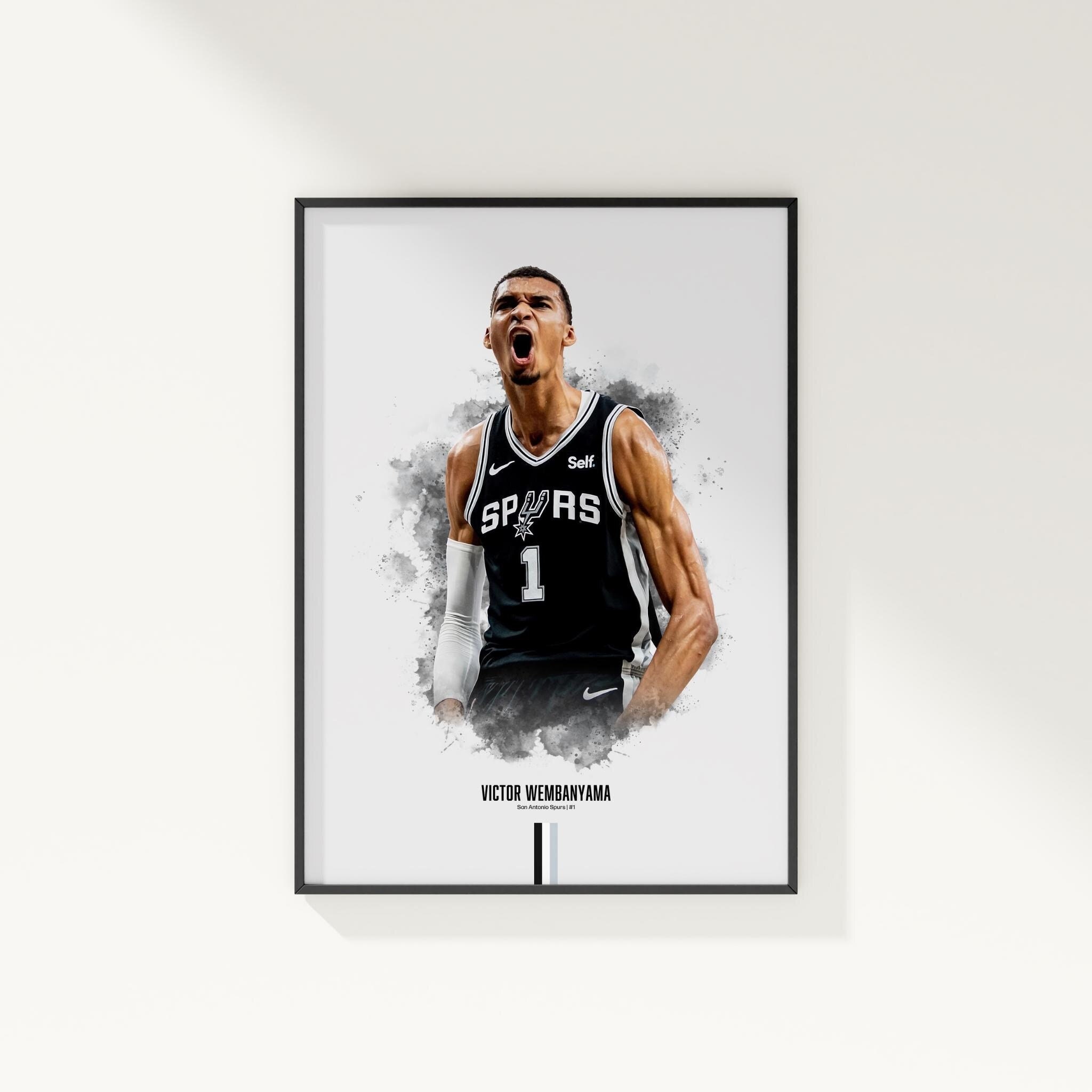 Victor Wembanyama San Antonio Spurs Poster: NBA Basketball Wall