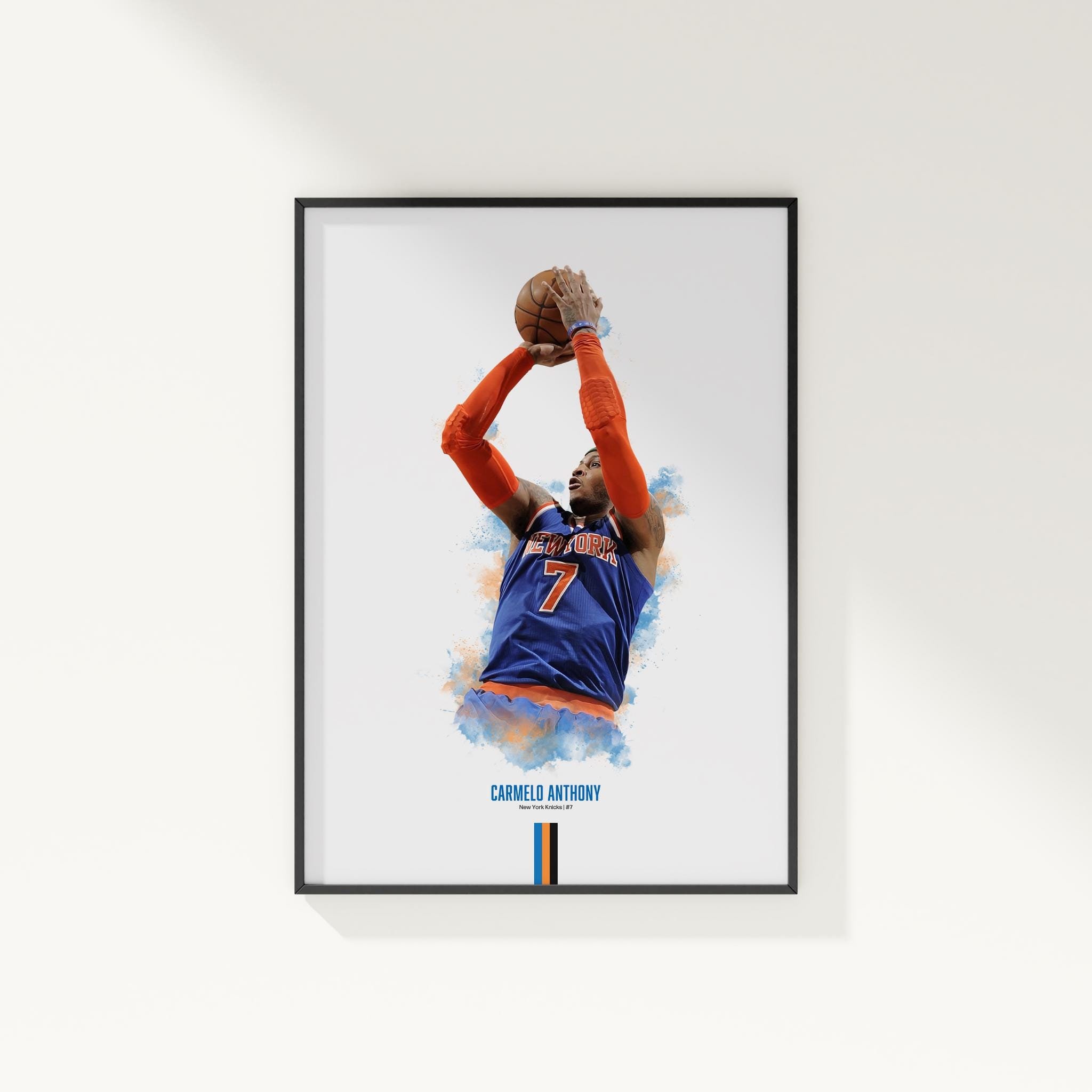 Carmelo Anthony New York Knicks Poster: NBA Basketball Wall Art - Etsy, image size:2048x2048