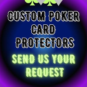 Anpassat personligt pokerkortskydd. 3D-utskrivet och handmålat på beställning.