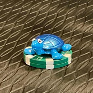 Turtle Poker Card Protectors. Custom 3D Printed & Hand Painted to Order