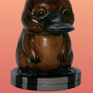 Platypus Poker Card Protector. 3D Printed and Hand Painted to Order