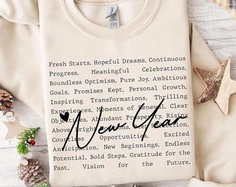 Nieuwjaar woorden png svg, gezellige truien, winter tshirt ontwerp png, New Years 2025 png svg, New Years sublimatie, positieve woorden png svg