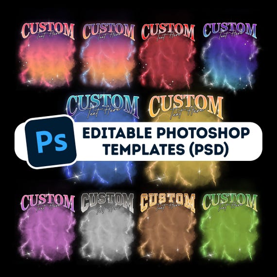 Custom Bootleg Rap Tee Editable Photoshop PSD Files, DIY Bootleg Designs, Custom Rap Tees, PSD Digital File, Customised Psd Text Graphic 90s